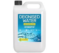 HYDROFYX 5L Deionised Water - Demineralised, Low Conductivity - Fast Dispatch - For Irons, Steam Cleaners, Car Batteries, Radiators & Cleaning