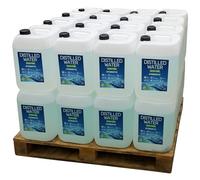 HYDROFYX 800 Litres (32×25 Litre) 100% Ultra Pure Distilled Water, Guaranteed 0 ppm TDS, Lab Tested and Certified, Made in UK, Use with CPAP, Aquariums, Automotive, Steam Iron and Cleaning