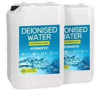 Hydrofyx Deionised Water-2X25L Pack Deionised Water