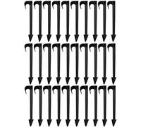 Hydrogarden 50 Pcs Ground Pegs for Irrigation System, Ground Anchors Pegs for Drip Watering Line, Irrigation Drip Support Stakes for 16 mm Tubing Hose (SET1)