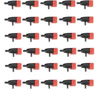 Hydrogarden Micro-Drip System Adjustable End Dropper, 60 Pack Drip Emitter Garden Succulent Irrigation Dripper Sprinkler for 4 mm/7 mm Hose for Home Succulents Plants Lawn Flower