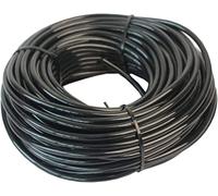 Hydrogarden Micro Irrigation Tube,Drip Irrigation Line, 30Meter Watering Tubing Hose, I.D 4mm/O.D 7mm Black Supply Pipe for Garden Irrigation System
