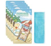 Hydrogel Cooling Patches, Long Lasting Instant Soothing Cool Gel Strips for Fever, Migraine, Sports Soreness, Phone Heat Dissipation, Portable Cool Pads for Travel Camping School Summer Use，5