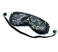 Hydrogel Sleep Mask + Hot Compress/Cold Pack for Relaxation, Stress, Puffy Tired Eyes, Blepharitis, Dry Eye, Headaches, Travel (Black x 1)