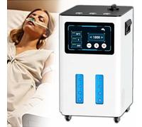 Hydrogen Breathing Machine, SPE Pem Hydrogen Inhaler, 99.99% High Purity, Flow 900-4200 Ml/Min, Tds Monitoring, Over-Heat Protection, 0.5-6h Timer, Bottom Wheels, Better Beauty(White,900ml/min)