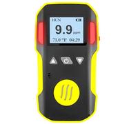 Hydrogen Cyanide Gas Detector (HCN) | UK & USA Calibration Certificate | USB Recharge | Sound, Light and Vibration Alarms | 0-50ppm HCN |