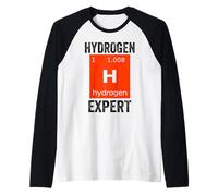 Hydrogen Expert Hybrid Periodic Energy Power Raglan Baseball Tee