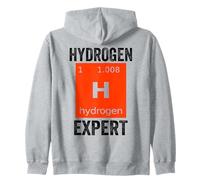 Hydrogen Expert Hybrid Periodic Energy Power Zip Hoodie