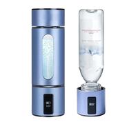 Hydrogen Generator,230mL Hydrogen Water Bottle, 3000-5000ppb Pure Hydrogen Rich Concentration, SPE PEM Technology, Purification Vent, LED Display, Rechargeable Water Ioni