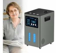 Hydrogen Inhalation Machine, H2 Inhaler, SPE Pem Technology, 99.99% Pure H2 Up to 4200 Ml/Min (4.2 L/Min), Auto Water Fill/Drain, for Home Wellness, with Digital Touchscreen(Gunmetal,1200ml/min)