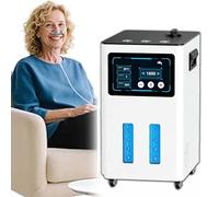 Hydrogen Inhalation Machine, Hydrogen Generator, It Operates Quietly, is Easy to Use, and Produces Hydrogen with A Purity of 99.99%, It Can Relieve Fatigue and Fight Wrinkles(White,1500ml/min)