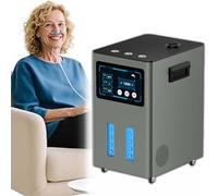 Hydrogen Inhalation Machine, Hydrogen Generator, It Operates Quietly, is Easy to Use, and Produces Hydrogen with A Purity of 99.99%, It Can Relieve Fatigue and Fight Wrinkles(Gunmetal,3000ml/min)
