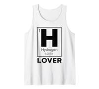 Hydrogen Lover Hybrid Car Clean Energy Fuel Cell Symbol H Tank Top
