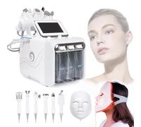 Hydrogen Oxygen Facial Beauty Machine 7 in 1, Hydro Facial Machine Hydra-Dermabrasion Facial Sprayer Skin Care Salon Equipment - Deep Cleaning Face Spa Treatment
