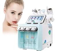 Hydrogen Oxygen Facial Beauty Machine and 6-in-1 Hydro Dermabrasion Machine for Spa, Beauty Salon, with Vacuum Suction for Blackhead and Acne Removal A