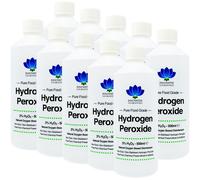 Hydrogen Peroxide 3%, Purest Food Grade, 5 Litres (Pack of 10 x 500ml)