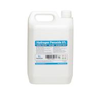 Hydrogen Peroxide 6% 20 Vols. 50ml 500ml 1L 5L Litre for Cleaning Disinfecting Bleaching (5L)