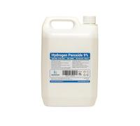 Hydrogen Peroxide 9% 30 Vols. 50ml 500ml 1L 5L Litre for Cleaning Disinfecting Bleaching (5 Litres)