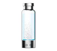 Hydrogen Rich Water Bottle, Portable Thermostatic Cup 300ml Chargeable Insulated Water Kettle High Borosilicate Glass Water Bottle Travel Mugs
