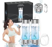 Hydrogen Water Bottle, 1600-2000 Hydrogen Water Bottle Generator, Hydrohealth Hydrogen Water Machine Improve Water in 3 Mins for Home, Office, Travel, Daily Drinking-2