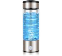 Hydrogen Water Bottle 420 ml Ionized Water Generator SPE/PEM Technology 3 Minute Rapid Electrolysis Leakproof Hydrogen Water Machine for Metabolism/Improve Sleep/Anti Aging Hydrogen Bottle