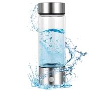 Hydrogen Water Bottle - 420mL/15oz Portable Hydrogen Water Ionizer Machine Bottle, Hydrogen Water Generator Maker, Hydrogen Rich Water Glass Health Cup for Home Travel (1 Pack)