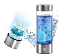 Hydrogen Water Bottle, 420ml Hydrogen Water Generator, adopts SPE and PEM Technology, Quickly Generate a Cup of Hydrogen-Rich Water in Three Minutes, for Office, Sports Hobbies, Travel and Gifts.1pcs
