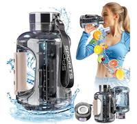 Hydrogen Water Bottle, 50.7 OZ/1.5L Large-Capacity Hydrogen Water Generator with SPE/PEM Technology, 6 Minutes Hydrogen Water Bottle for 1200ppb, Rechargeable Hydrogen Water Generator