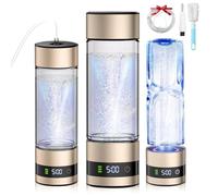 Hydrogen Water Bottle Generator Echo Go Water Ionizer, Portable Ion Hydrogenated Water Machine Glass Cup, Improve Water in 3 Min for Home 008