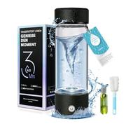 Hydrogen Water Bottle Generator【TOP 1 H2-O2 Separation】Hydrogen Water Bottle【Super Hydrogen Content 3000 PPB】Hydrogen Water Bottle, 420ML Portable Hydrogen Water Generator with 3-Minute Electrolysis
