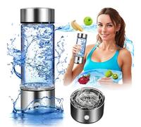 Hydrogen Water Bottle,Portable Electrolytic Water Glass Machine, Hydrogen Water Generator, Hydrogen Rich Water Pitcher Healthy Cup for Home Office Travelling