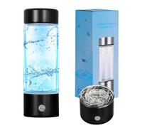 Hydrogen Water Bottle,Portable Hydrogen Water Generator Machine, Improve Water in 3 Minutes Quick Electrolysis, Suitable for Home, Office, Travel, Daily Drinking (Black)