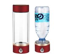 Hydrogen Water Bottle Portable Ionizer with SPE Membrane Technology, Produces 1200-1500 PPB, Alkaline Energy Cup, 420 ML, for Health and Hydration