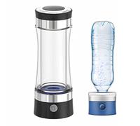 Hydrogen Water Bottle, Portable Ionizer with SPE/PEM Technology, High Concentration 1000-1200 PPB, USB Rechargeable, 320ml Capacity