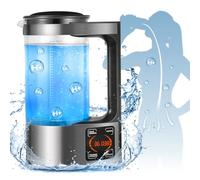 Hydrogen Water Generator, 2L Large Capacity Hydrogen Rich Water Machine Water Ion Generator Portable Ionizer Maker Machine with Thermostat Function & Touch Control LED Display for Office Families