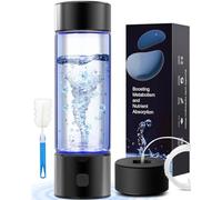 Hydrogen Water Generator Bottles, Portable Hydrogenated Water Bottle with SPE PEM Technology, 460ml Hydrogen Water Bottle Generator, Rechargeable Ionizer Machine for Home, Office, and Travel