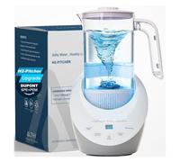 Hydrogen Water Pitcher Generator Machine Jug Bottle SPE&PEM Technology. Balanced Purified PH Calcium Sulfite Filter(U-s)