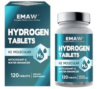 Hydrogen Water Tablets, 120 Capsules, Fast-Dissolving Molecular Hydrogen Supplement, for Brain Health and Cognitive Function