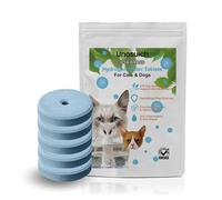 Hydrogen Water Tablets for Cats & Dogs, 300-Day Supply Antioxidant Support, Neutralizes Free Radicals&Detox, Supports Digestive & Kidney Health, Molecule Water Pet Dispenser (5pcs)