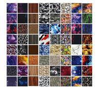 Hydrographics Film Water Transfer Printing 10 Packs Of Amazing Random Water Transfer Film(10 Rolls X3.3FT)