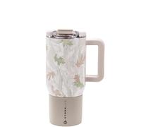 HydroJug Coffee Traveler 20 oz - Leak-Resistant, Ceramic-Lined Insulated Travel Coffee Mug for Hot or Cold Drinks with Flip Lid & Handle, Dishwasher Safe Coffee Tumbler, Camo