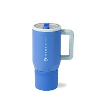 HydroJug Insulated Kids Water Bottle with Flip Straw and Handle, Leakproof and Durable, Perfect for School, Sports, Lunch, Travel and Camping, Riptide, 20 Ounce