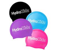 HydroKidz Children's Silicone Swim Cap Sets - Set of 4 - The Pink Set