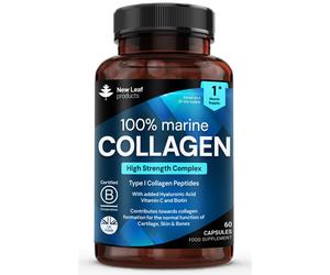 Hydrolised 100% Marine Collagen Capsules 1200mg Type 1 Collagen