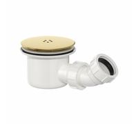 Hydrolux High Flow Shower Waste 90mm - Brushed Brass