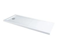 Hydrolux Modern Rectangular Shower Tray 1700X700mm Low Profile Lightweight White Waste