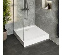 Hydrolux Raised 700 x 700mm Square Shower Tray with Waste