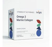 Hydrolyzed Marine Collagen with Hyaluronic Acid and Omega-3 EPA & DHA - Premium Capsules for Skin, Joints, Heart & Overall Wellness | 2-Month Supply (56 Daily Servings)