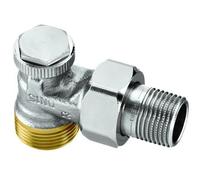 Hydronics Screw Regutec, G 3/4 Ag Corner Shape, Dn 15, Gunmetal Nickel Plated