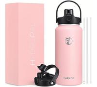 HydroPal IceFlow Flip Straw Water Bottle - 1900 ml, Keeps Cold 12+ Hours, Leak-Proof, Sports Bottle, BPA Free, Dishwasher Safe